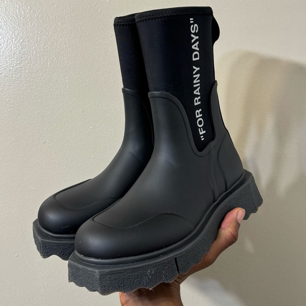 SOLD: Grailed : abvv “For Rainy Days” Sponge Boots
